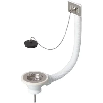 Wirquin Plug Spoelbak Ø60mm + Overloop