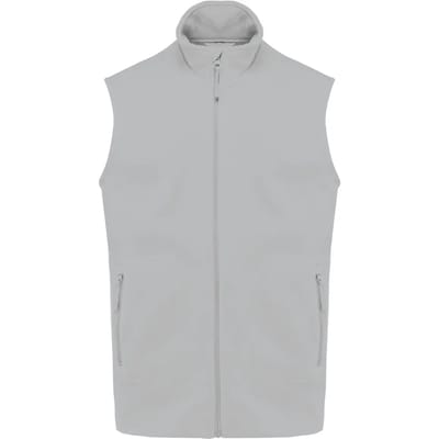 Kariban Ecologische uniseks bodywarmer van microfleece K9120 - Snow Grey - 3XL
