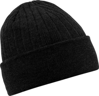 New Age Devi - Warme Thermo Ski Beanie - Zwart