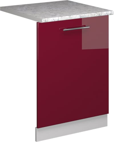 Vicco Fame-Line Vaatwasserfrontpaneel – 60 cm, WB Marmer Bordeauxrode hoogglans
