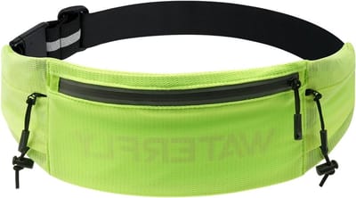 Ademend Slimme Heuptas voor Hardlopers: Telefoonhouder met Marathon Nummerclip en Anti-Diefstal Reisportemonnee voor Jogging en Oefeningen