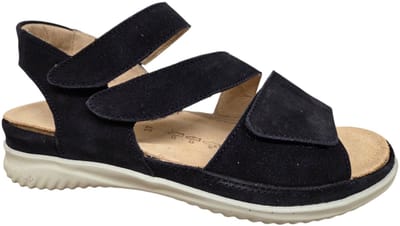 Hartjes 132.1135/30 47.00 Sandalen Blauw Suede Dames Breedtemaat G - Blauw - 37