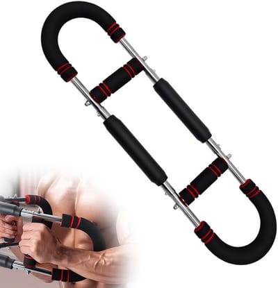 Verstelbare U-vormige Arm Trainer voor Krachttraining, Thuis Fitness Apparatuur voor Borst, Schouders en Rugspieren