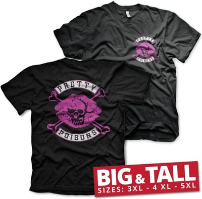 Riverdale Pretty Poison's Big & Tall T-shirt, zwart