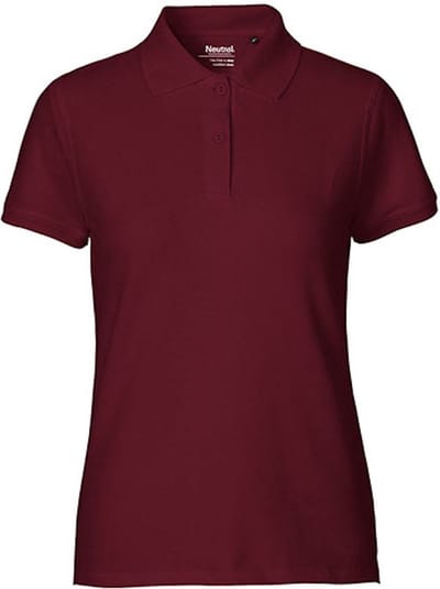 Ladies Classic Polo met korte mouwen Bordeaux - XS