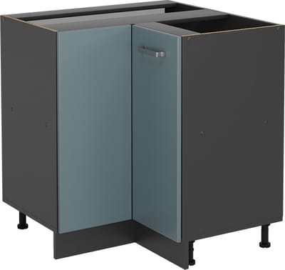 Vicco R-Line Hoekkast – 75.6 cm zonder werkblad Blauw-grijs