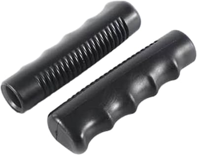 Kruiwagen Handvatten - Grijpers Rubber - Tuintaken Uitvoeren - Antislip Schokabsorptie - 30 mm Binnendiameter - Zwart