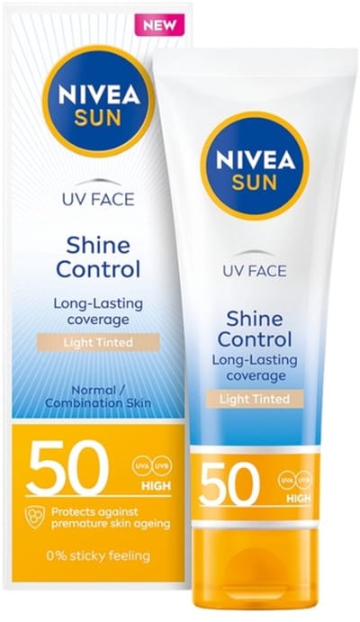 NIVEA SUN - Gezichtscrème - SPF50 - Lichtgetint - 50ml