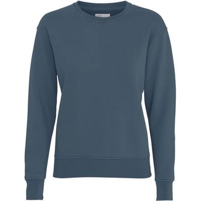 Damestrui met Ronde Hals Colorful Standard Classic Organic Petrol Blue