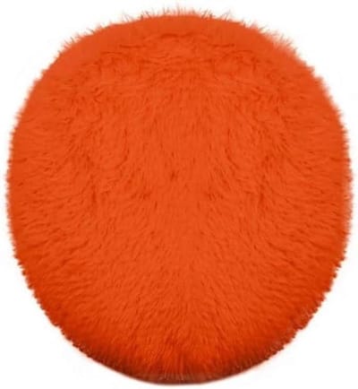 Toilet Seat Cover - Toilet Lid Cover - Bathroom Comfort - Adjustable Non-Slip - 45x50cm - Orange