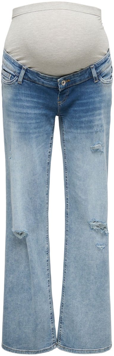 ONLY MATERNITY Wide-leg jeans OLMBLUSH Low waist Wide leg fit Jeans