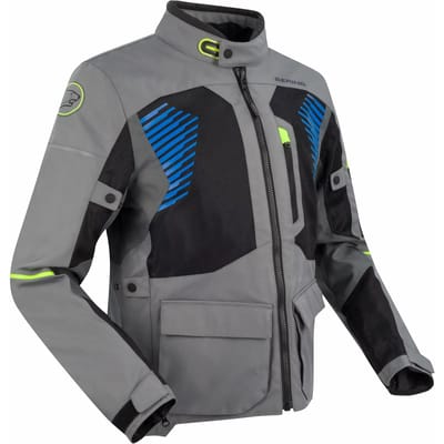 Bering Bakundu Jas Grijs Zwart Blauw - Jas