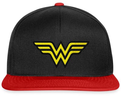 DC Comics Wonder Woman Logo Borduurwerk Snapback cap