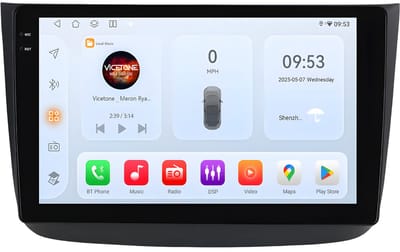 Autoradio met bluetooth - Carplay - Voor Mercedes-Benz Vito 2 W639 en Viano 2 W639 (2003-2015) - Geschikt voor Apple en Android - Stereo - Navigatie - Navigatiesysteem auto - 3GB 32GB
