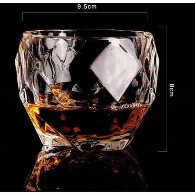 Kristallen whiskyglas voor thuis, bar, bier, water en feest, bruiloftsglazen, cadeau- en drinkgerei 280-300ml