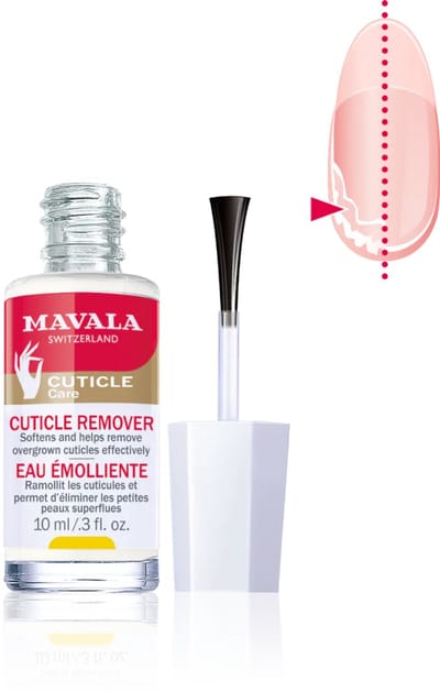Mavala Cuticle Remover 10 ml - Nagelriem Verwijderaar Voor Zachte En Verzorgde Nagelriemen - Verzacht Droge En Overgroeide Cuticles - Professionele Manicure Verzorging Voor Mooie, Strakke En Gezonde Nagels
