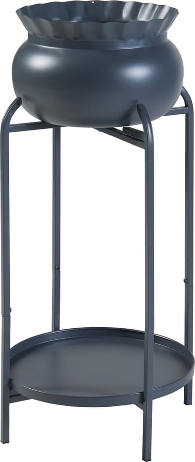 Plantenstandaard Altena 60x27x27 cm zwart [en.casa]