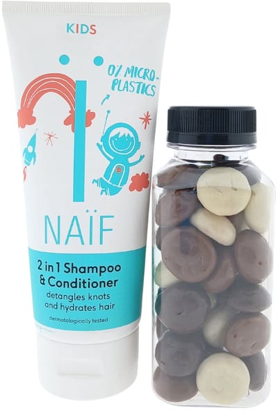 Naif Kids Shampoo 2in1 & Kruidnoten - Sinterklaas Cadeauset – Luxe Cadeauset | Giftbox | Perfect Geschenk voor Iedereen