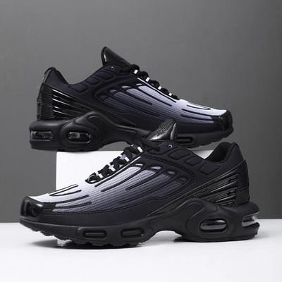 Lente nieuwe grote maat koppel luchtkussen sneakers veelzijdige comfortabele hardloopschoenen heren casual mode sneakers 40 black