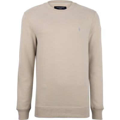AllSaints Raven Crew Clay Green Size: XXL | Sweaters Outlet | Heren | Bruin