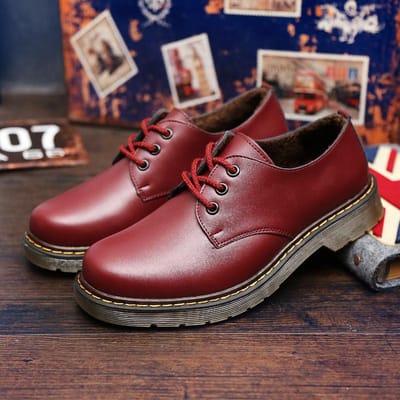 Britse Stijl Luxe Buitenschoenen Merk Dikke Zool Oxford Schoenen Veters Veiligheidsschoenen Rundspees Zool Werkschoenen Casual 38 brown
