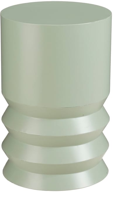 Mica Decorations Mart Bijzettafel – Bijzettafel Rond – Tafeltje – Koffietafel – Bijzet Tafel voor Woonkamer – Ook als Plantentafeltje of Plantenstandaard - Metaal – 46 x 30 cm – Groen