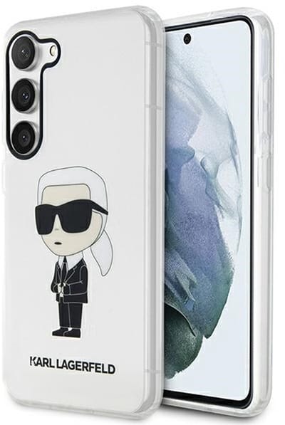 Karl Lagerfeld Ikonik Serie - Transparant Hoesje - Voor Samsung Galaxy S23
