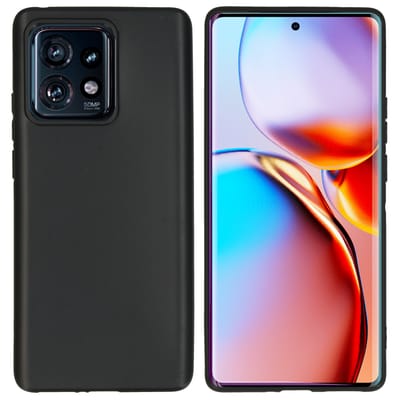 imoshion Hoesje - Geschikt voor Motorola Edge 40 Pro - Color Backcover - Zwart