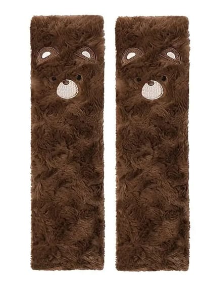 Gordelbeschermer Kind - Bruine Beer - Gordelkussen 2 Stuks - Gordelhoezen - Kasey Products