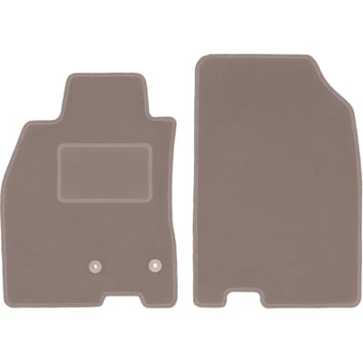 Beige voormatten voor: Renault Megane III hatchback, coupé, grand tourer, stationwagen (2008-2015)