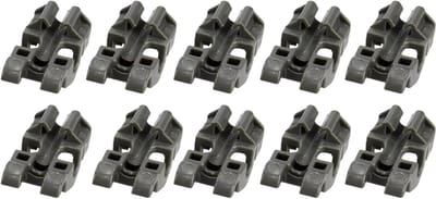 Vaatwasser Clips - Bevestigingshaken - Keukengerei Organiseren - Duurzaam Kunststof - 10 Stuks - Grijs
