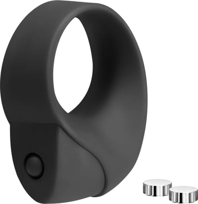 EIS siliconen penisring met vibratie (3 - 6 cm)