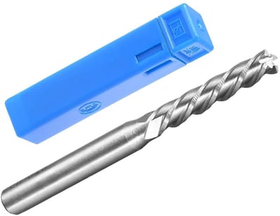 Spiraalfrezen met 4 snijkanten, diameter 5 mm, lengte 30 mm, recht snijden, HSS, ideaal voor multiplex en kunststofbewerking