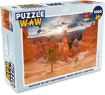 Puzzel Natuur in het Nationaal park Bryce Canyon - Legpuzzel - Puzzel 1000 stukjes volwassenen