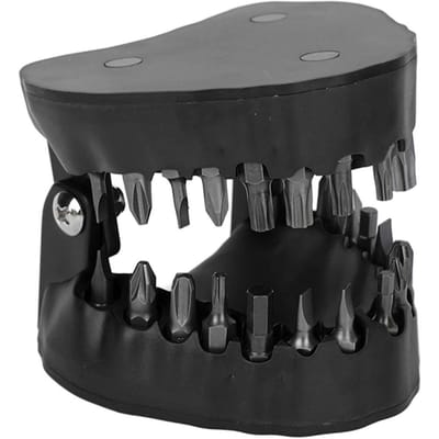 Boorhouder voor protheses Tandenmodelvormige Volledig openende Organisatiehouder voor schroefbits met 28