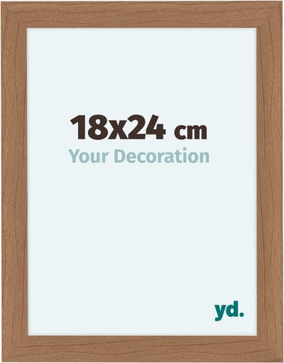 Your Decoration - Fotolijst 18x24 cm - MDF - Notenhout Licht - Como