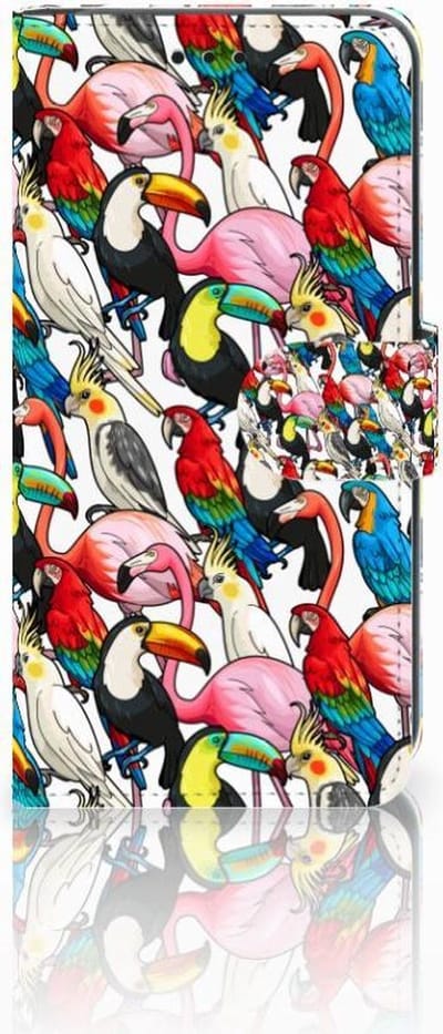 Xiaomi Mi A2 Lite Telefoonhoesje met Pasjes Birds