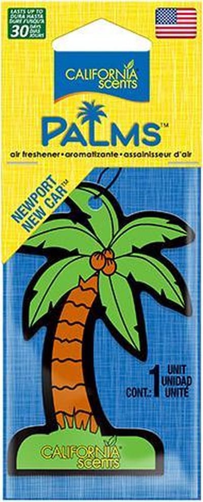 California Scents luchtverfrisser Paper Palms “Newport new car”