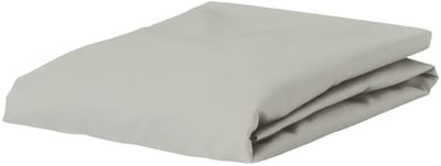 ESSENZA Satin Hoeslaken Zilver - 90x200 cm
