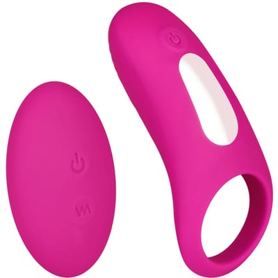 Vibrerende ring met afstandsbediening, 3   5 cm