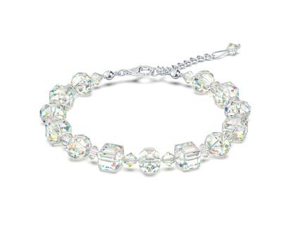 Malinsi® Armband Dames - Kristallen Effect - Verstelbaar 17 tot 21cm - Zilverkleurig Armbandjes - Sieraden - Armbandje Verjaardag - Cadeau voor haar - Vrouw