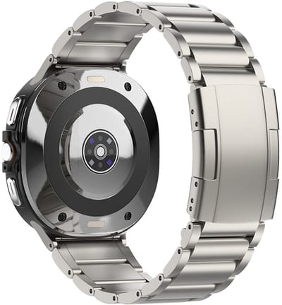 Titanium bandje - geschikt voor Samsung Galaxy Watch Ultra (47mm) / Ultra 2025 (47mm) - titaniumkleurig