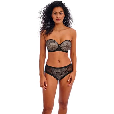Freya TAILORED- Dames Strapless & multiway Beha- BLACK- Maat 85G