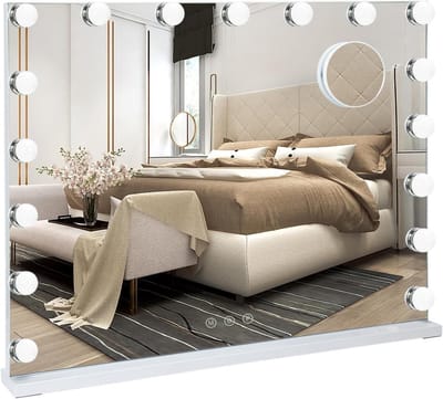 Cosmetica Make-up Spiegel 70x55 cm met 17 Dimbare LED Lampen