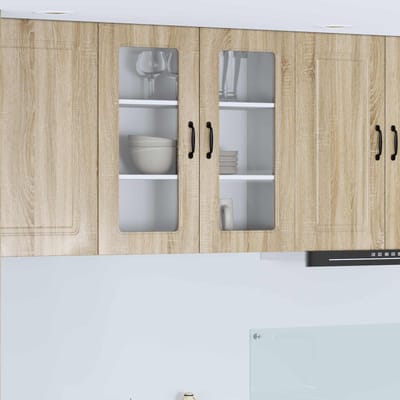 vidaXL - Vaatwasserpaneel - Kalmar - Sonoma - Eik - 80 - x - 31 - x - 80 - cm - Bewerkt - hout