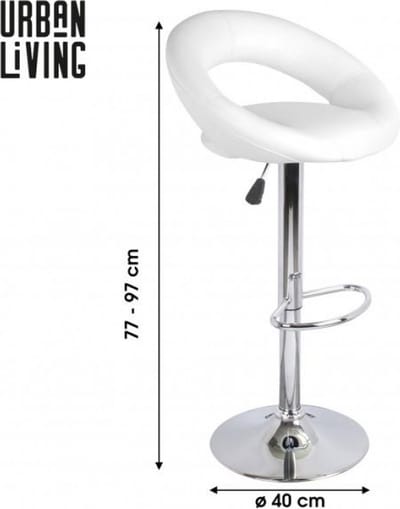 SET VAN 2 "WE LOVE" WITTE PU-BARKRUKKEN