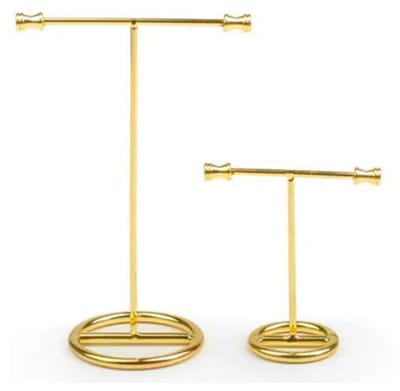 Planet Pink - Sieraden displays goud rvs set