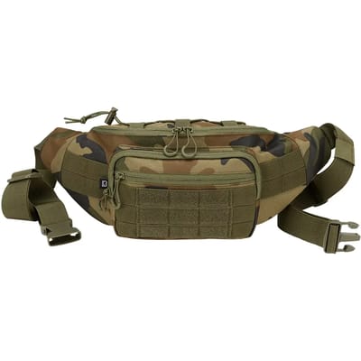 Brandit - Waistbeltbag Molle woodland Heuptasje - Groen