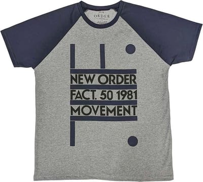 New Order - Movement Heren T-shirt - S - Grijs/Blauw