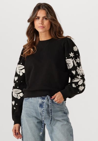 Fabienne Chapot Hanne Sweater 1 Truien & vesten Dames - Sweater - Hoodie - Vest- Zwart - Maat XS